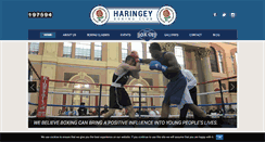 Desktop Screenshot of haringeyboxingclub.com